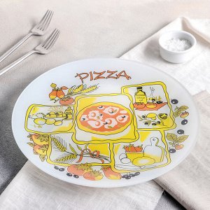 Тарелка обеденная 30 см "Пицца"