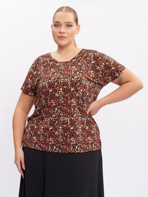Футболка из холодного трикотажа FU00107LEO29