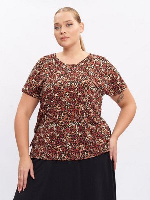 Футболка из холодного трикотажа FU00107LEO29