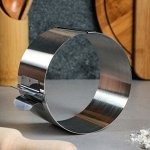 Форма для выпечки и выкладки с регулировкой размера &quot;Круг&quot;, H-6,5 см, D-12-20 см