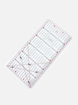 Линейка для квилтинга и пэчворка, 30x15 см, s=3 мм, МИКС