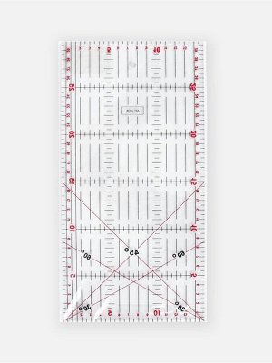 Линейка для квилтинга и пэчворка, 30x15 см, s=3 мм, МИКС