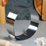 Форма для выпечки и выкладки с регулировкой размера &quot;Круг&quot;, H-6,5 см, D-16-30 см