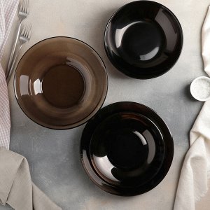Сервиз столовый «Амбьянте», 19 предметов, цвет коричневый