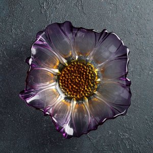 СИМА-ЛЕНД Салатник «Фиолетовый цветок», 550 мл, 19,5?8 см