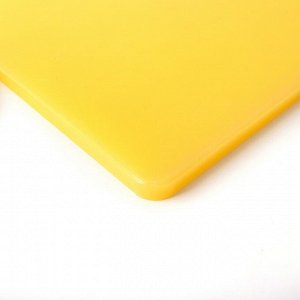 Доска разделочная, 40x30 см, толщина 1,2 см, цвет жёлтый