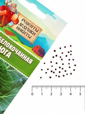 Семена Капуста белокочанной "Вьюга", 0,3 г