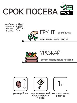Семена Редис "Рубин", 1 г