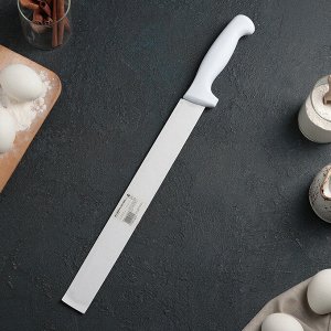 Нож для бисквита, крупные зубчики, ручка пластик, рабочая поверхность 30 см (12»), толщина лезвия 1,8 мм