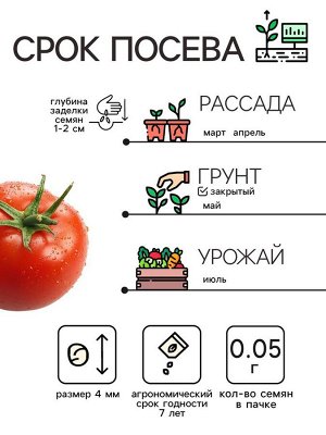 Семена Томат "Верлиока", 0,05 г