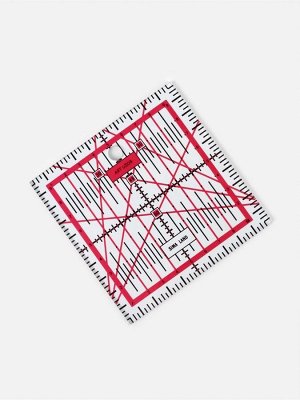 Набор линеек для квилтинга и пэчворка 30x30/25x25/15x15/10x10 см, s=3 мм