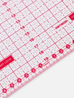 Линейка для квилтинга и пэчворка «Треугольник» 60°, 20x23x0.3 см