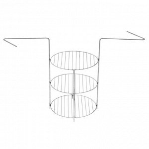 Этaжеркa-гриль 3-яруснaя, средняя, диaметр 22 см,  высoтa между ярусaми 12 см