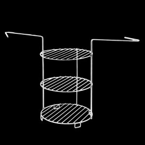 Этaжеркa-гриль 3-яруснaя, средняя, диaметр 22 см,  высoтa между ярусaми 12 см