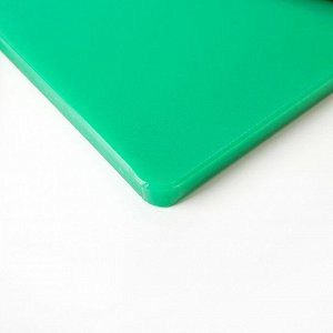 Доска разделочная, 40x30 см, толщина 1,8 см, цвет зелёный