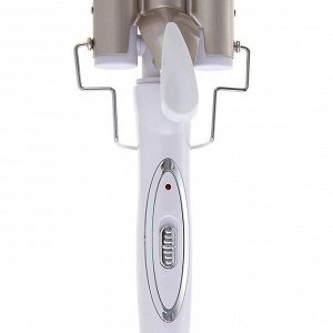 Плойка Luazon LW-09, 35 Вт, керамическое покрытие, d=25 мм, 220°С, белая