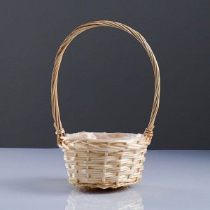 Набор корзин «Плетёнка», 3 шт,( 28x14/45 - 24x13/41 -19x11/37) см, ива натуральная