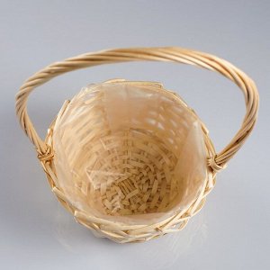 Набор корзин «Плетёнка», 3 шт,( 28x14/45 - 24x13/41 -19x11/37) см, ива натуральная