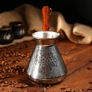 Турка для кофе медная «Виноград», 0,6 л