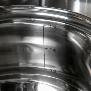 Набор посуды «Ирида», 3 шт: кастрюли 2,9 л, 3,9 л, ковш 1,9 л, капсульное дно