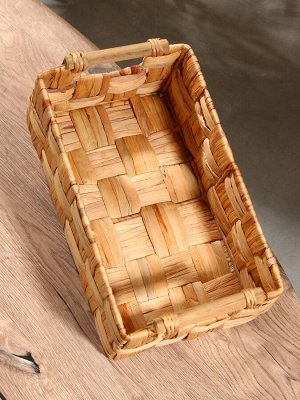 Корзина плетёная, 35x20x15 см, водный гиацинт