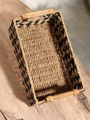 Корзина плетёная, 36x20x15 см, сиграсс