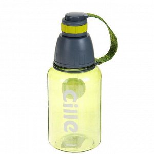 Бутылка для воды "Cille" с поильником в винтовой крышке, 900 мл, микс, 9х23 см