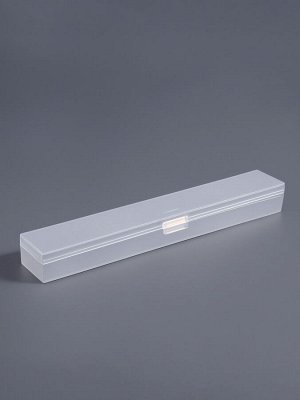 Бокс для хранения, с крышкой, 3.1x18.9x2.2 см, прозрачный