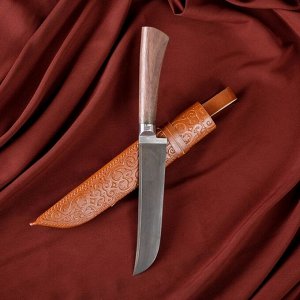 Нож Пчак Шархон - орех, сухма, пуговица, гарда олово У8 (13-14 см)