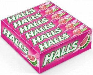 Леденцы Halls, арбуз, 25 г х 12 шт