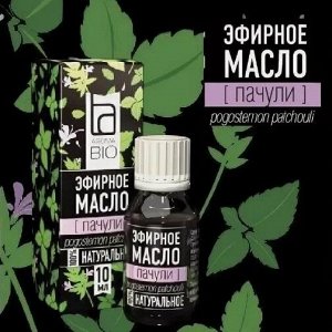 Масло эфирное 100% Пачули AromaBio фл.10мл