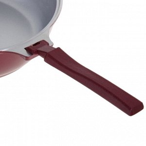 Сковорода-сотейник «Бордо», 26?8,2 см, 3 л, алюминиевая крышка, съёмная ручка
