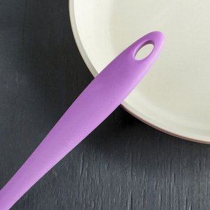 Лопатка «Фиалка», с отверстиями 29,5 см, цвет фиолетовый