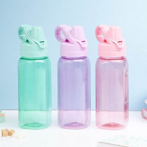 СИМА-ЛЕНД Бутылка для воды, 450 мл, 20 х 8 см, микс