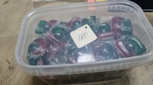 Капсулы LOSK для стрирки цветного белья 100капсул в контейнере
