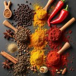 Перец, сванская соль, паприка, прованские травы…