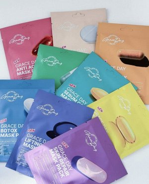 GraceDay Sebum Control Mask Pack, 27гр*1шт - Тканевая маска себум-контроль с пробиотиками