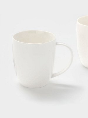 Magistro Кружки Magisto English tea party, 435 мл, набор 2 шт., фарфор, белые
