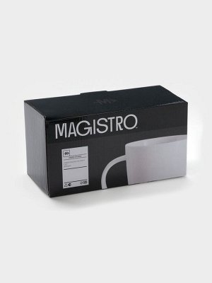 Magistro Кружки Magisto English tea party, 435 мл, набор 2 шт., фарфор, белые