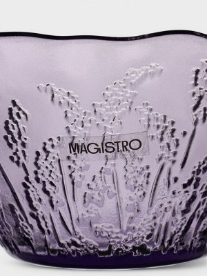 Салатник Magistro «Французская лаванда», 470 мл, 13.7x7 см, стекло, фиолетовый
