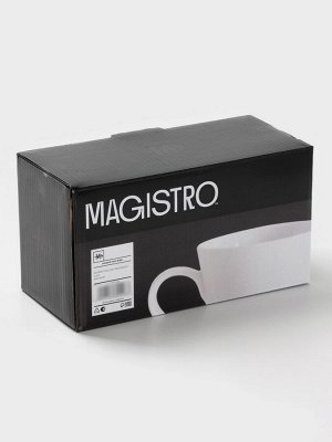 Magistro Набор кружек Magisto English tea party, 2 шт., 300 мл, фарфор, белый