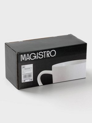 Magistro Набор кружек Magisto English tea party, 2 шт., 490 мл, фарфор, белый