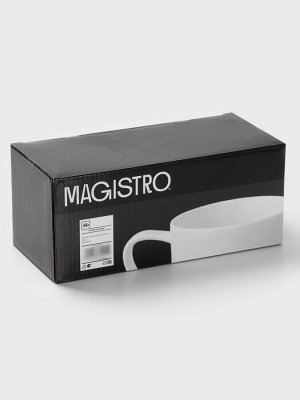 Magistro Набор кружек Magisto English tea party, 2 шт., 370 мл, фарфор, белый