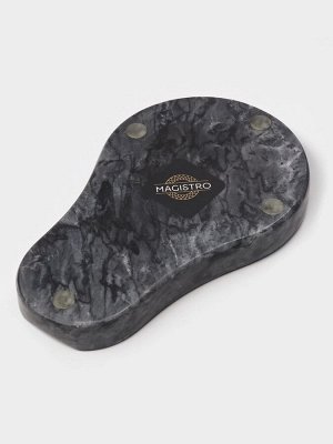 Подставка под ложку Magistro Marble, мрамор, чёрная