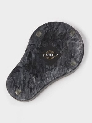 Подставка под ложку Magistro Marble, мрамор, чёрная