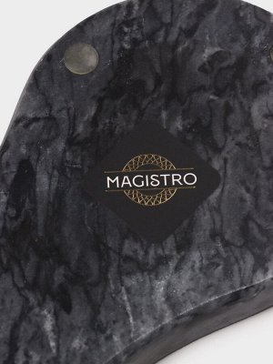 Подставка под ложку Magistro Marble, мрамор, чёрная