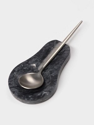 Подставка под ложку Magistro Marble, мрамор, чёрная