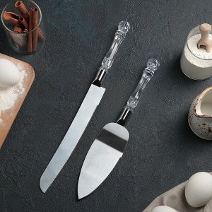 Набор кондитерский «Стиль», 2 предмета: лопатка 25 см, нож 31 см