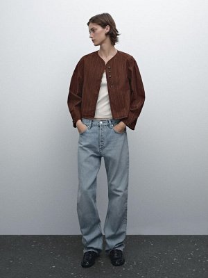 Massimo Dutti Струящаяся куртка из хлопка с карманами