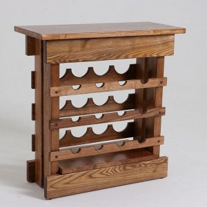 Стойка-стол для вина "Премиум", 50х30х65 см, массив ясеня